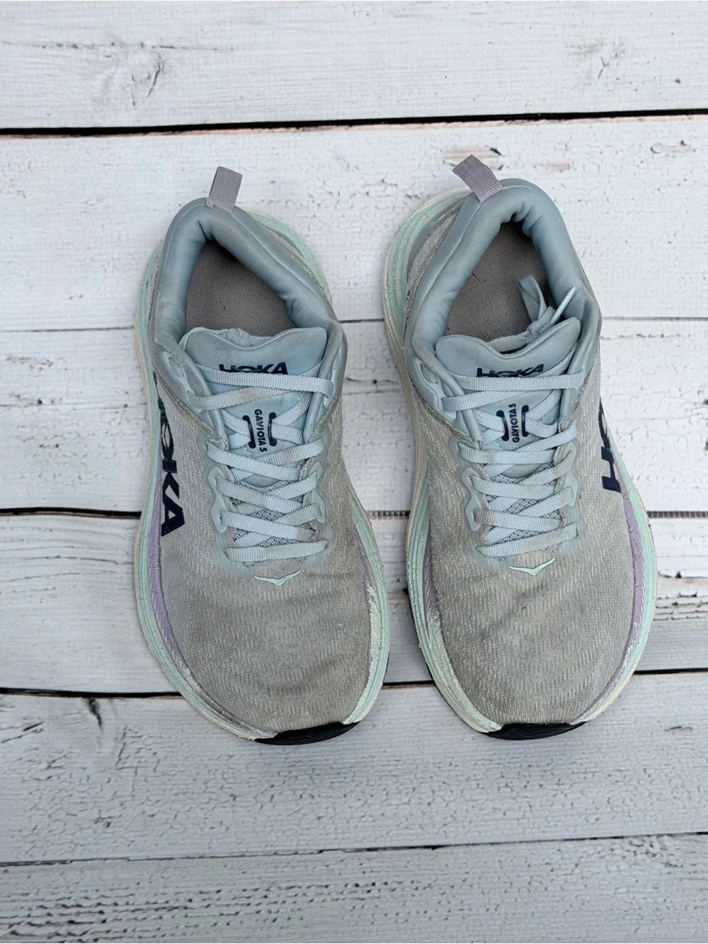 HOKA Gaviota 5 Air Blue Sunlit Ocean Stability Shoes - Women's Size 7